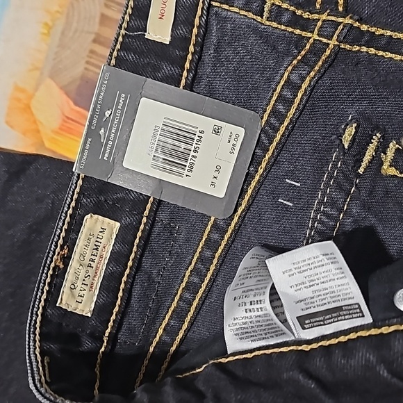Levi's Premium Distressed Noughties Bootcut Jeans Size 31 NWT - Picture 9 of 13